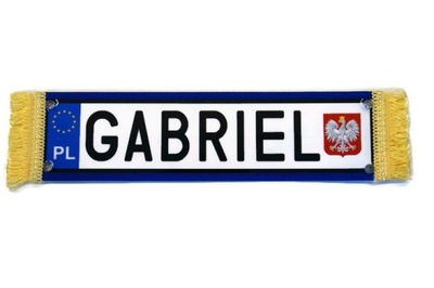 PROPORCZYK PLACA IMIENNA GABRIEL TIR BUS  