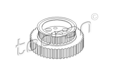TOPRAN ШЕСТЕРНЯ ГРМ ВАЛА ГРМ