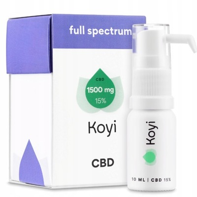 Olejek konopny CBD 15% Koyi olejek konopny CBD 10 ml