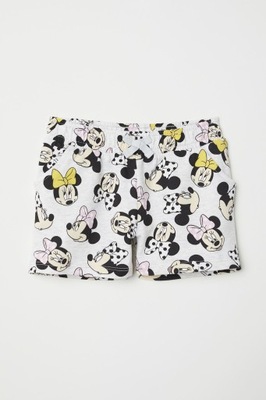 Szorty dziewczęce H&M 110/116 Myszka Minnie