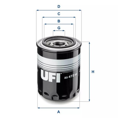 UFI FILTROS FILTRO ACEITES  