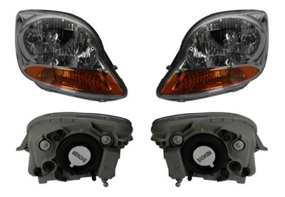 Фара лампа chevrolet spark matiz 05- le+pr фото №1