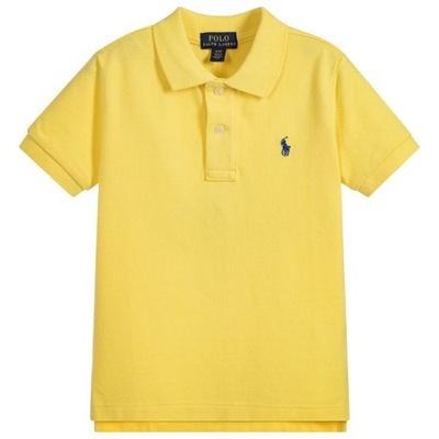 Ralph Lauren koszulka polo chłopięca Cotton Mesh 12 lat żółta