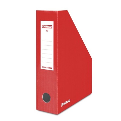 Pojemnik na dokumenty karton A4/80mm czerwony