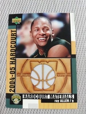 Karty NBA - Ray Allen - Jersey Koszulka - Upper Deck