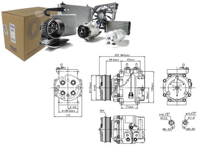 КОМПРЕССОР КОНДИЦИОНЕРА NISSENS 38810PWA006 38810PW