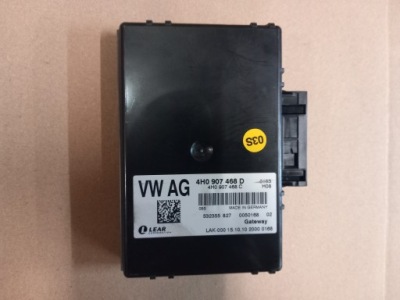 Audi a8 d4 модуль блок управления шлюз 4h0907468d фото №1