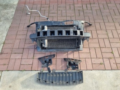 Fabia ii 1.2 kompletny pas передний радиатор вентилятор фото №1