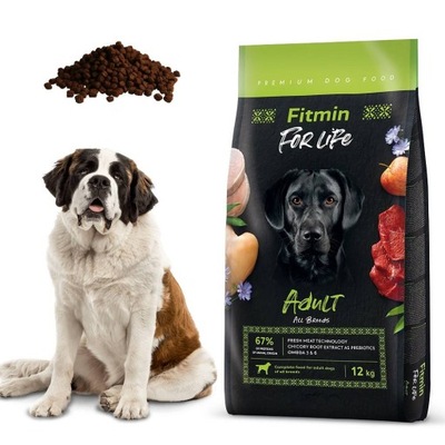 Fitmin DOG For Life Adult 12kg + 1kg gratis