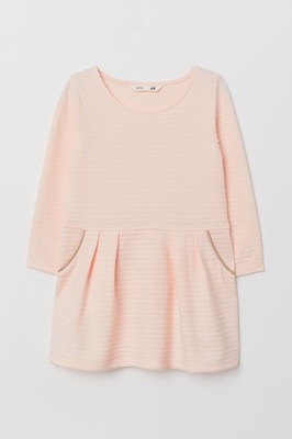 NOWA PIĘKNA RÓŻOWA SUKIENECZKA H&M 98-104