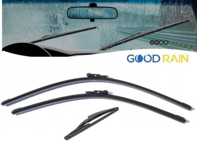 DELANTERO+TRASERO ESCOBILLAS PLANO GOOD RAIN MERCEDES B-CLASS W246 (2011-2015)  