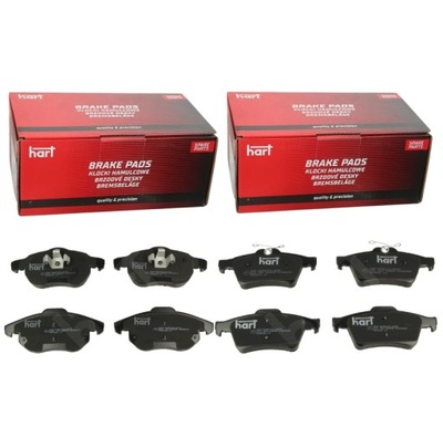 Набор тормозных колодок тормозных hart перед+ задняя opel vectra c z02 - gts z02 фото №1