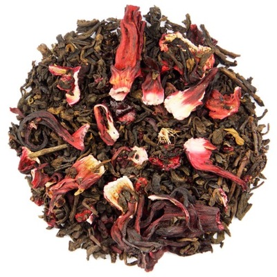 Herbata czerwona Pu-erh Wiśnie w rumie 1000g
