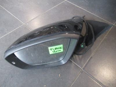 Дзеркало ліва 9 кабелі vw t-roc 2ga фото №1