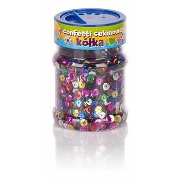 Confetti cekinowe kółka - mix kolorów 100g