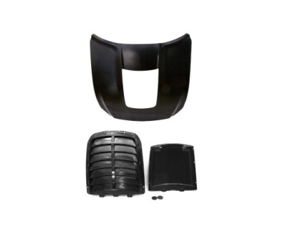 Ford mustang 2015 - 2017 капот алюминий gt500 style комплект фото №1