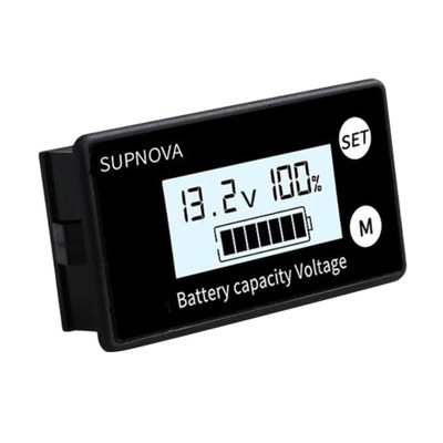 Samochodowy miernik monitora pojemności akumulatora LCD