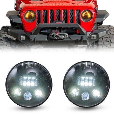 JEEP WRANGLER JL 2018+ FAROS PARTE DELANTERA DIODO LUMINOSO LED 7