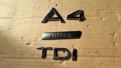 A4 b9 8w эмблема крышки багажника задняя ultra tdi фото №1