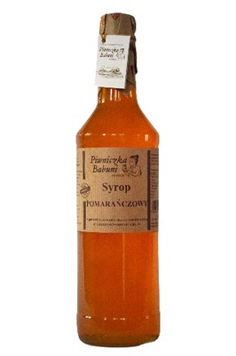 SYROP POMARAŃCZA 1000ML PIWNICZKA BABUNI