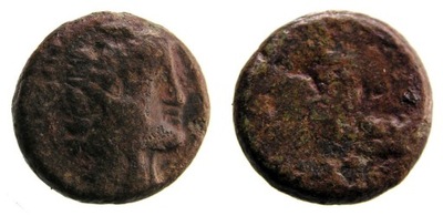 7189.GRECJA IV-III w.p.n.e. brąz, 16,3mm,5,5g.