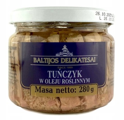 Litewski tuńczyk w oleju PYSZNY