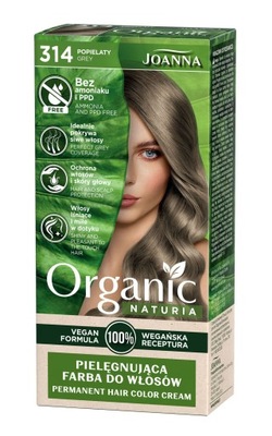 Joanna Naturia Organic Vegan Farba nr 314 Popielaty 1 op.