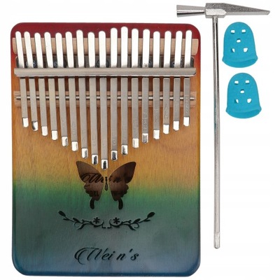 1pc 17 klawisze Kalimba kciuk fortepian dla