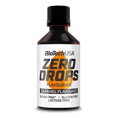 BioTech Zero Drops Aromat 50ml Karmel