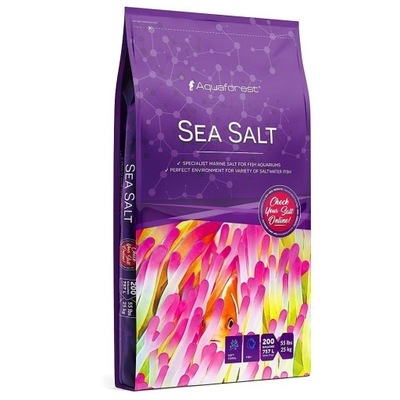 Aquaforest Sea Salt 25kg Bag Sól Morska