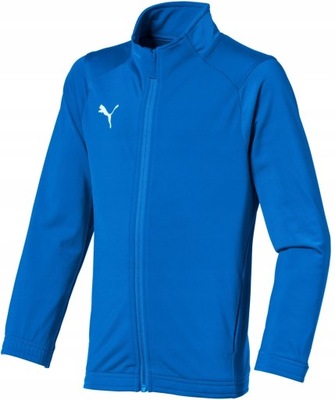 BLUZA SIDELINE PUMA NA ZAMEK 164 NIEBIESKA