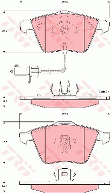 КОЛОДКИ ПЕРЕД ATE AUDI A4 00-, AUDI A6 04-,AUDI A8