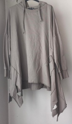 Tunika, bluza asymetryczna z wycięciami fango Włochy