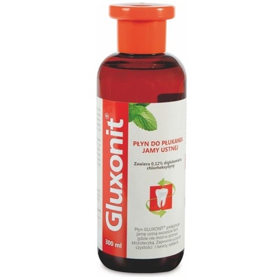 GLUXONIT Płyn do płukania jamy ustnej 300ml