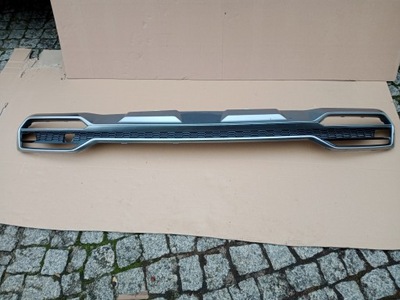 Kia sorento iv lift спойлер накладка бампера задня 2020r фото №1