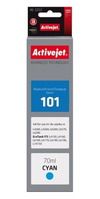 Activejet AE-101C Tusz (zamiennik Epson 101; Supreme; 70 ml; niebieski)