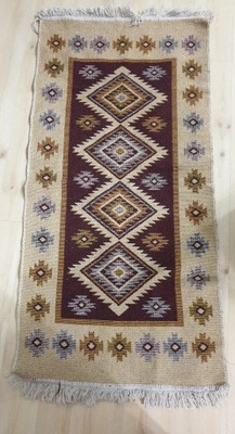 KILIM/CHODNIK DWUSTRONNY PIĘKNY WZÓR