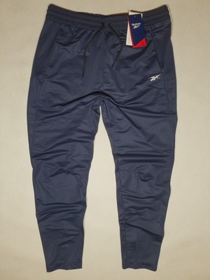 REEBOK knit pant spodnie dresowe granatowe M