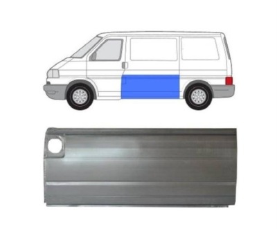 Обшивка бок vw transporter t4 левая сторона фото №1