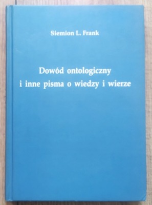 Siemion L. Frank Dowód ontologiczny i inne pisma o