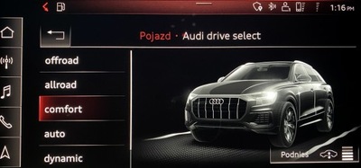 AUDI Q8 MH2P POLACO MENÚ LEKTOR MAPAS EE.UU. AL EUROPA  