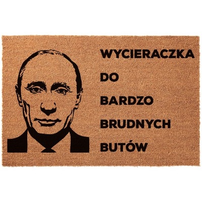 Wycieraczka pod drzwi kokosowa PUTIN - różne wzory