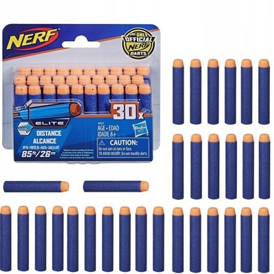 HASBRO NERF N-STRIKE POCISKI STRZAŁKI 30szt R3G343