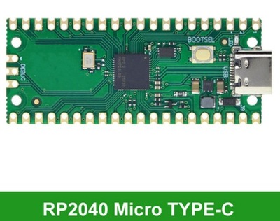 PŁYTKA Z MIKROKONTROLEREM RP2040 RASPBERRY PI PICO Cortex M0+ 2MB USB-C
