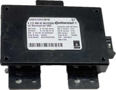 * MÓDULO INTERFACE RADIO MERCEDES A1729008206  