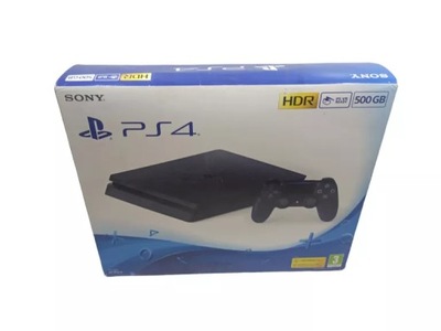 KULTOWA KONSOLA PLAYSTATION PS4 SLIM 500GB 2 PADY