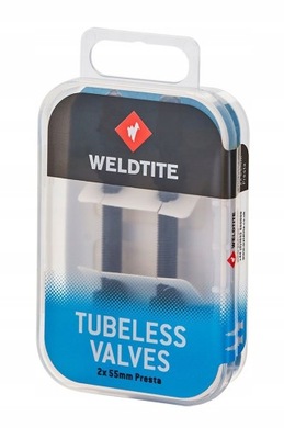 Zestaw wentyli WELDTITE TUBELESS VALVE KIT (2 x 55mm Presta)