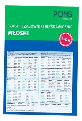 CZASY I CZASOWNIKI BŁYSKAWICZNIE. WŁOSKI PONS PRACA ZBIOROWA