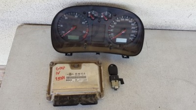 Бортовой компьютер набор vw vw golf iv 1.9 tdi фото №1