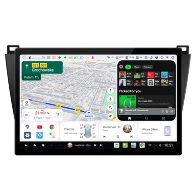Radio Nawigacja Android 13 Mazda 6 GH II 2007-2012 DUDU7 8/128 2K QLED